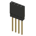ESQ-104-14-G-S - CONN SOCKET 4POS 0.1 GOLD PCB