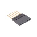 ESW-106-24-G-S - CONN SOCKET 6POS 0.1 GOLD PCB