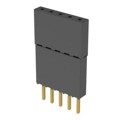 ESQ-105-44-G-S - CONN SOCKET 5POS 0.1 GOLD PCB