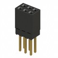 ESQ-103-13-G-D - CONN SOCKET 6POS 0.1 GOLD PCB