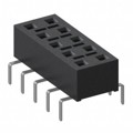 HLE-105-02-S-DV-PE - CONN RCPT 10POS 0.1 GOLD PCB
