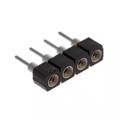 SS-104-S-2 - CONN RCPT 4POS 0.1 GOLD PCB