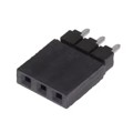 ESW-103-12-L-S - CONN SOCKET 3POS 0.1 GOLD PCB