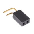 SSW-101-02-G-D-RA - CONN RCPT 2POS GOLD PCB R/A