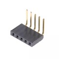 SSW-105-03-G-S-RA - CONN RCPT 5POS 0.1 GOLD PCB R/A