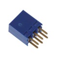 76314-203LF - CONN RCPT 6POS 0.1 GOLD PCB