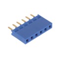 76308-106LF - CONN RCPT 6POS 0.1 GOLD PCB