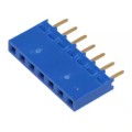 76308-107LF - CONN RCPT 7POS 0.1 GOLD PCB