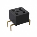 HLE-102-02-G-DV-PE-BE-TR - CONN RCPT 4POS 0.1 GOLD PCB