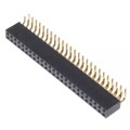 SSQ-125-22-G-D-RA - CONN RCPT 50POS 0.1 GOLD PCB R/A