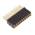 ESD-110-G-07 - CONN SOCKET 20POS 0.1 GOLD PCB