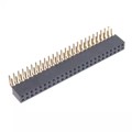 SQT-125-01-H-D-RA - CONN RCPT 50P 0.079 GOLD PCB R/A