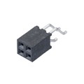M22-6550242R - CONN RCPT 4P 0.079 GOLD SMD R/A