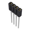 SSA-104-W-G - CONN RCPT 4POS 0.1 GOLD PCB