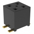 TLE-102-01-G-DV-TR - CONN RCPT 4POS 0.079 GOLD SMD