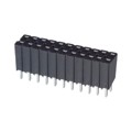 929852-01-11-RA - CONN RCPT 22POS 0.1 GOLD PCB