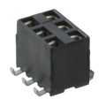 969973-3 - CONN RCPT 6POS 0.1 GOLD SMD