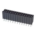 929852-01-13-RA - CONN RCPT 26POS 0.1 GOLD PCB