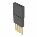 ESQ-104-23-G-S - CONN SOCKET 4POS 0.1 GOLD PCB