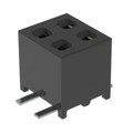MMS-102-02-L-DV-M-TR - CONN RCPT 4POS 0.079 GOLD SMD