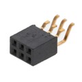 SMH-103-02-G-D - CONN SKT .100" GOLD 6POS