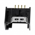 37204-12E0-004 PL - CONN RCPT 4P 0.079 GOLD SMD R/A
