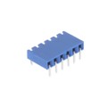 89882-306LF - CONN RCPT 6POS 0.1 GOLD PCB R/A