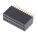 SMS-112-01-G-D - CONN SKT .050" 24POS