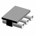 8FM-78-0003-02-146191 - CONN SOCKET 3P 0.1 GOLD SMD R/A