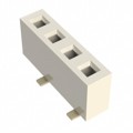 BG306-04-A-2-0400-L-B - 4W, 2.54MM PITCH SCK, SIL, SMT,