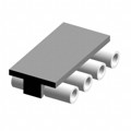 8FM-78-0004-02-146 - CONN SOCKET 4P 0.1 GOLD SMD R/A