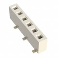 BG306-06-A-2-0400-L-B - 6W, 2.54MM PITCH SCK, SIL, SMT,