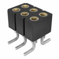 833-83-006-30-001101 - CONN SOCKET 6POS 0.079 GOLD SMD