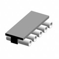 8FM-38-0005-02-146191 - CONN SOCKET 5P 0.1 GOLD SMD R/A