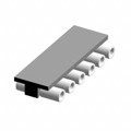 8FM-38-0006-02-146191 - CONN SOCKET 6P 0.1 GOLD SMD R/A