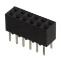 535542-6 - CONN RCPT 12POS 0.1 GOLD PCB