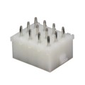 350991-4 - CONN HDR 12POS 0.25 TIN PCB