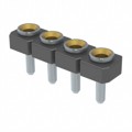 SL-104-T-39 - CONN RCPT 4POS 0.1 GOLD PCB