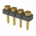 SL-104-G-30 - CONN RCPT 4POS 0.1 GOLD PCB