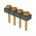 SL-104-G-31 - CONN RCPT 4POS 0.1 GOLD PCB