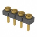SL-104-G-32 - CONN RCPT 4POS 0.1 GOLD PCB