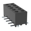 MMS-105-02-F-DV-LC - CONN RCPT 10POS 0.079 GOLD SMD