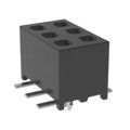 MMS-103-02-F-DV-LC - CONN RCPT 6POS 0.079 GOLD SMD