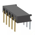 MMS-105-01-F-SH-01 - CONN RCPT 5P 0.079 GOLD PCB R/A