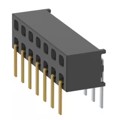 MMS-107-01-F-DH - CONN RCPT 14P 0.079 GOLD PCB R/A