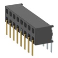 MMS-108-01-F-DH-07 - CONN RCPT 16P 0.079 GOLD PCB R/A