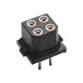 B5741-204-F-T-0 - 2+2 POS. FEMALE DIL VERTICAL THR