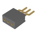 851-13-003-40-001000 - CONN RCPT 3POS 0.05 GOLD SMD R/A