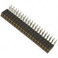 803-93-040-20-001000 - CONN SOCKT 40POS .100" T/H R/A