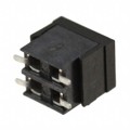 966204-2000-AR-PR - CONN RCPT 4POS 0.1 GOLD SMD